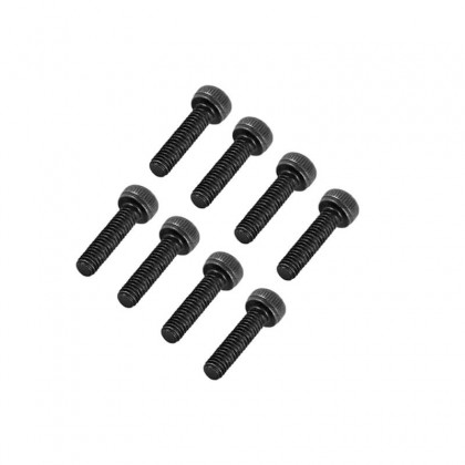 FTX Cap Head Hex Screw M2.5x14mm (8pc)